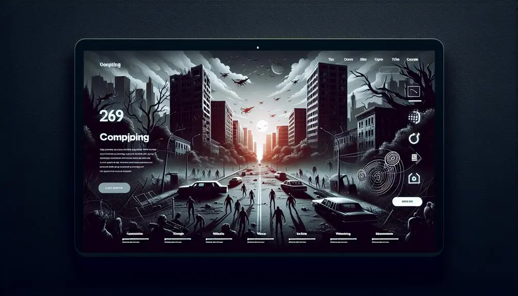 interactive landing page experience