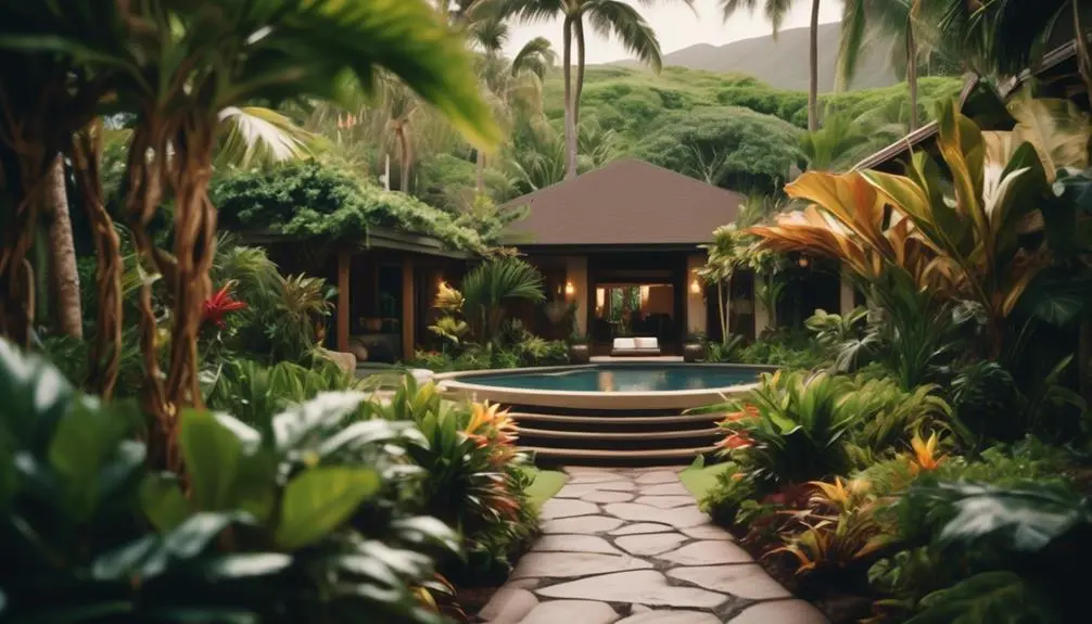 secluded paradise amidst verdant foliage