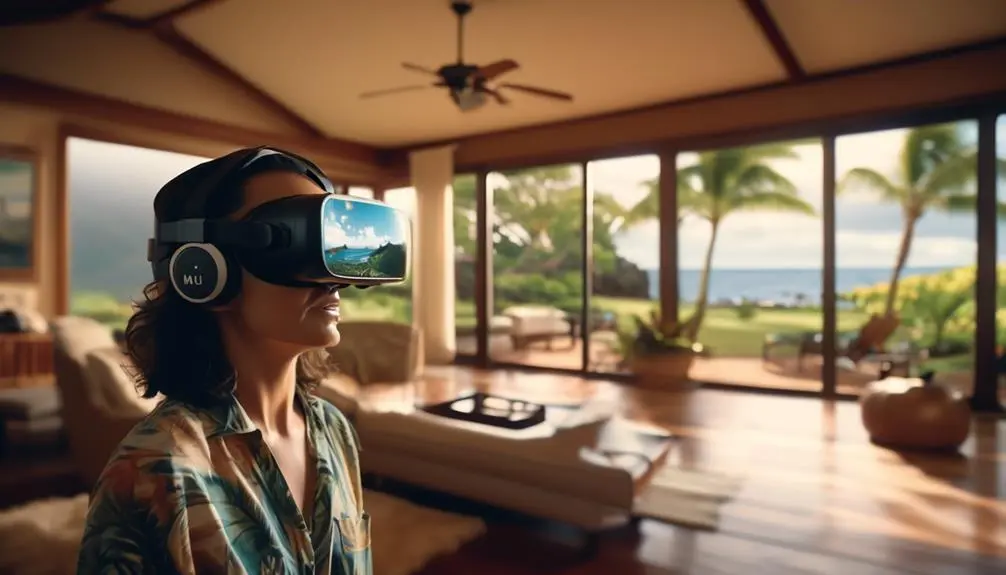virtual reality for home viewing