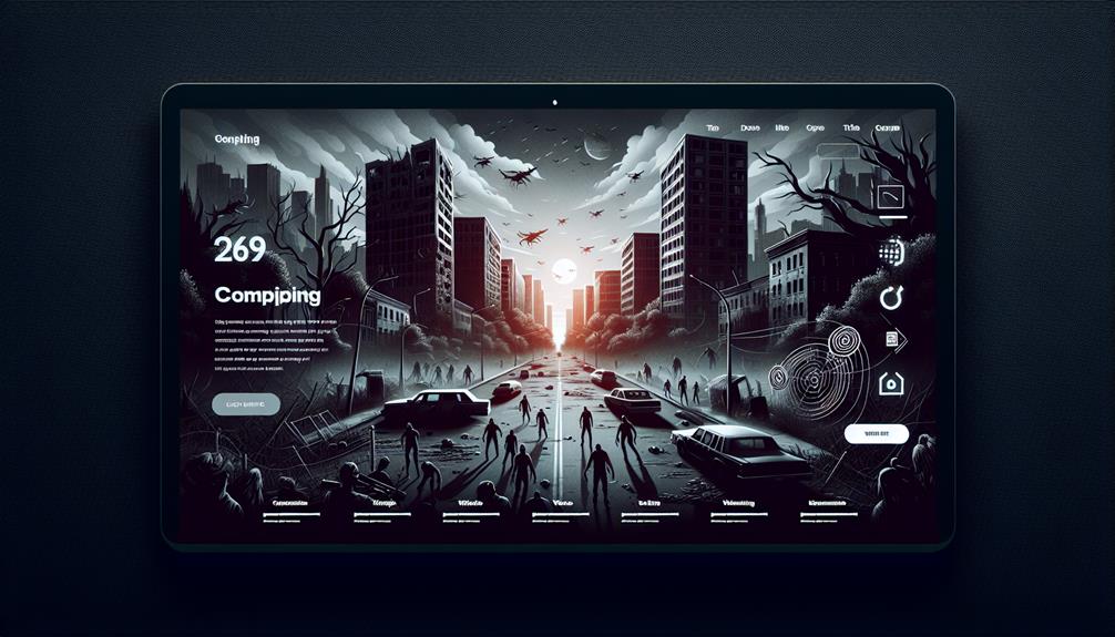 interactive landing page experience