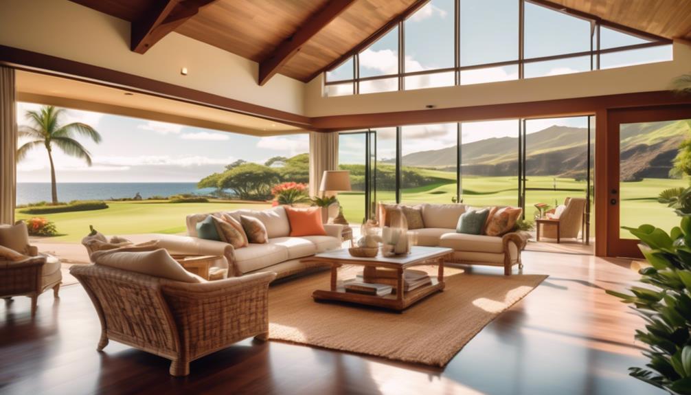 large modern house with golf course views