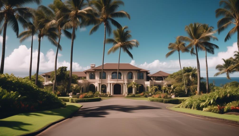 luxurious estates with ample space