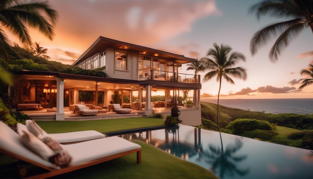 luxury villas with panoramic views