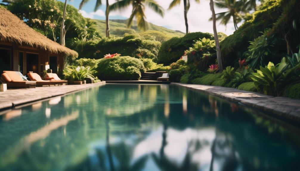 peaceful escape in hana