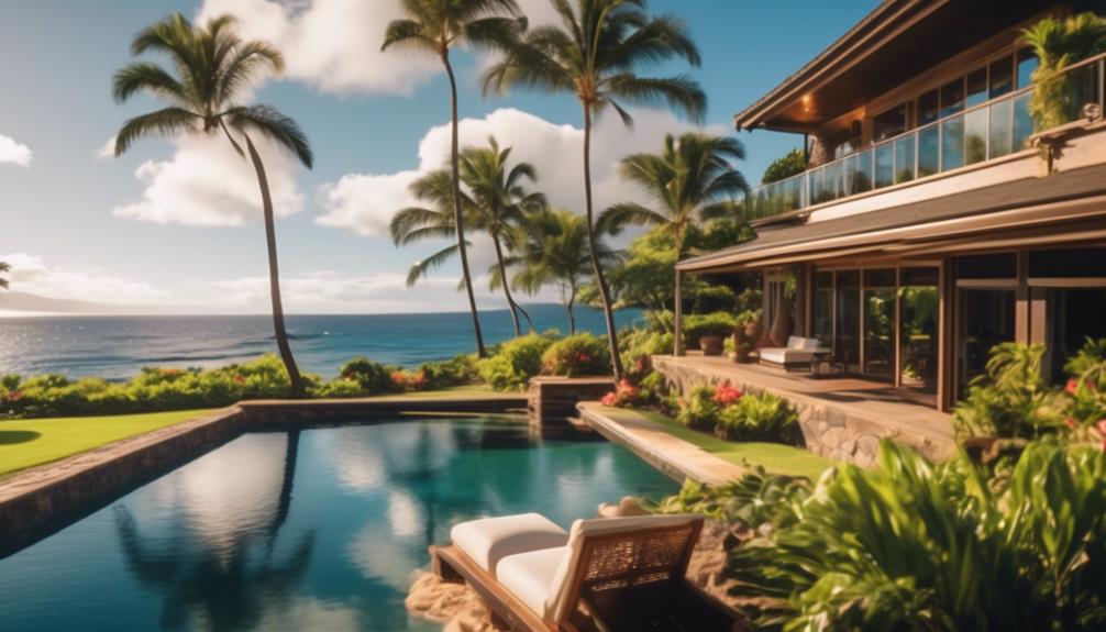 secluded retreat in napili