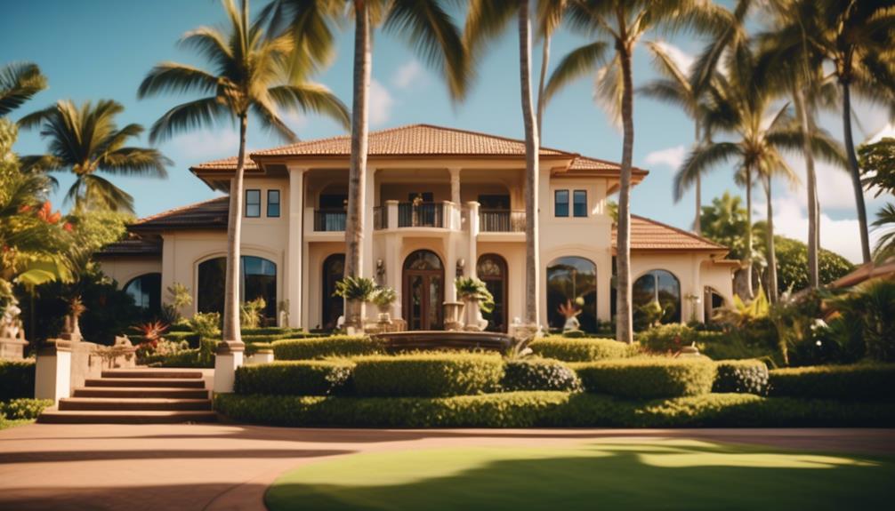 upscale residences in secure neighborhoods