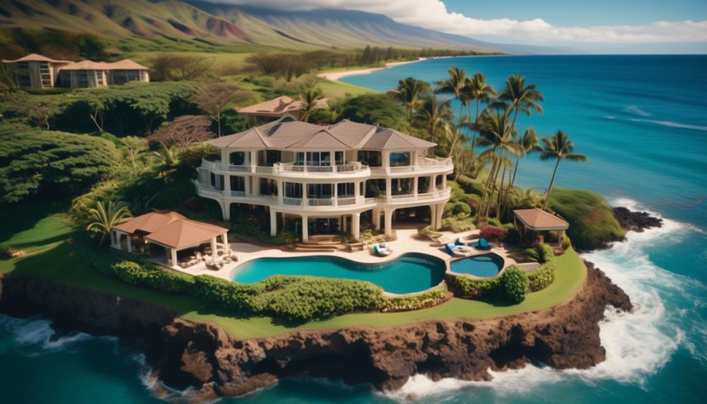 luxury beachfront home in kaanapali