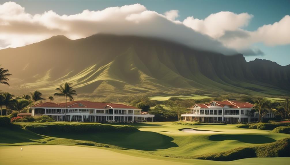 luxury homes surrounded by golf course