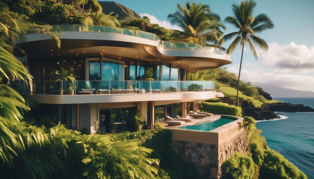 luxury villas with stunning views