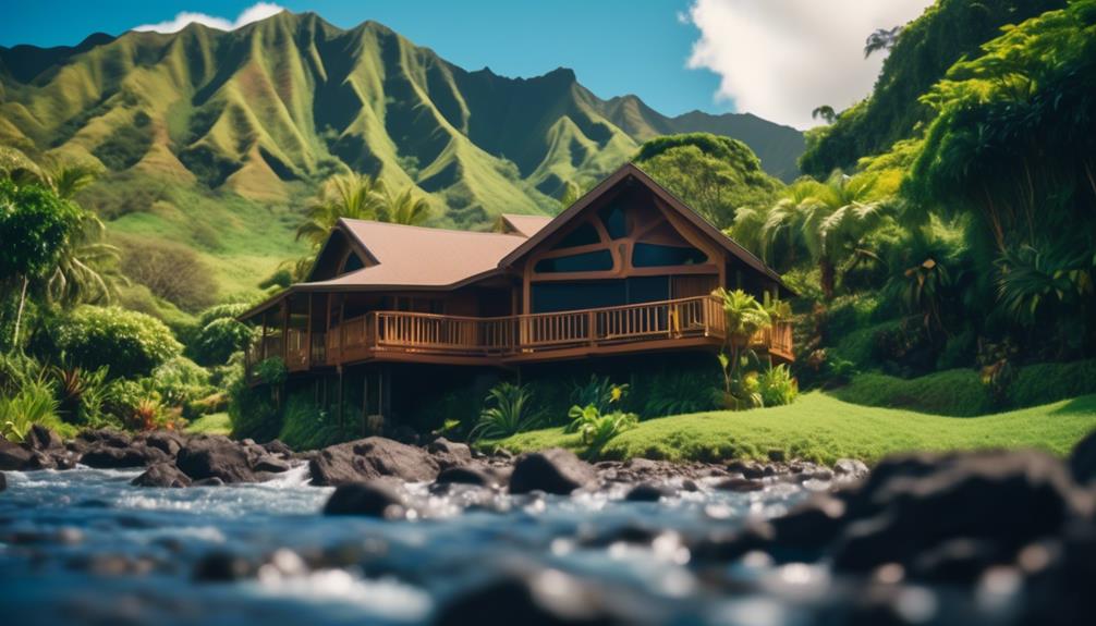 serenity among majestic peaks