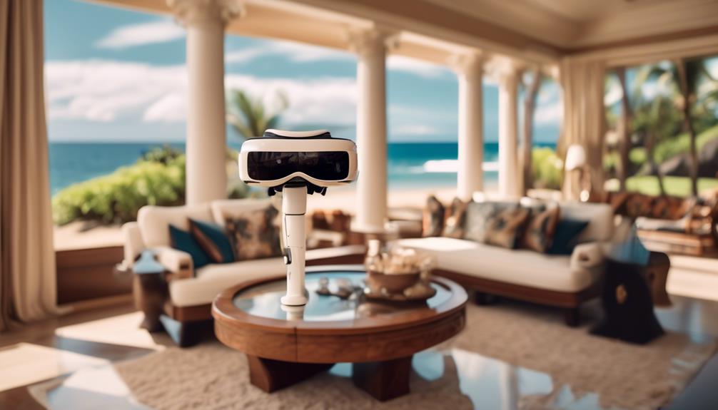 virtual reality beachfront mansion